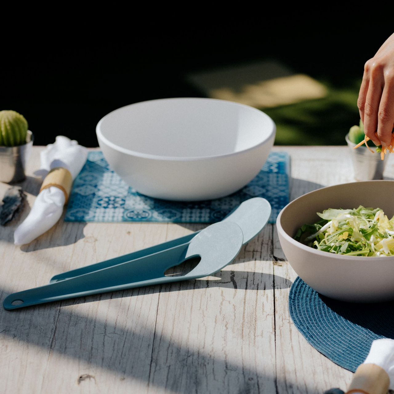 Set 2 linguri de salată  - PANGEA [6]