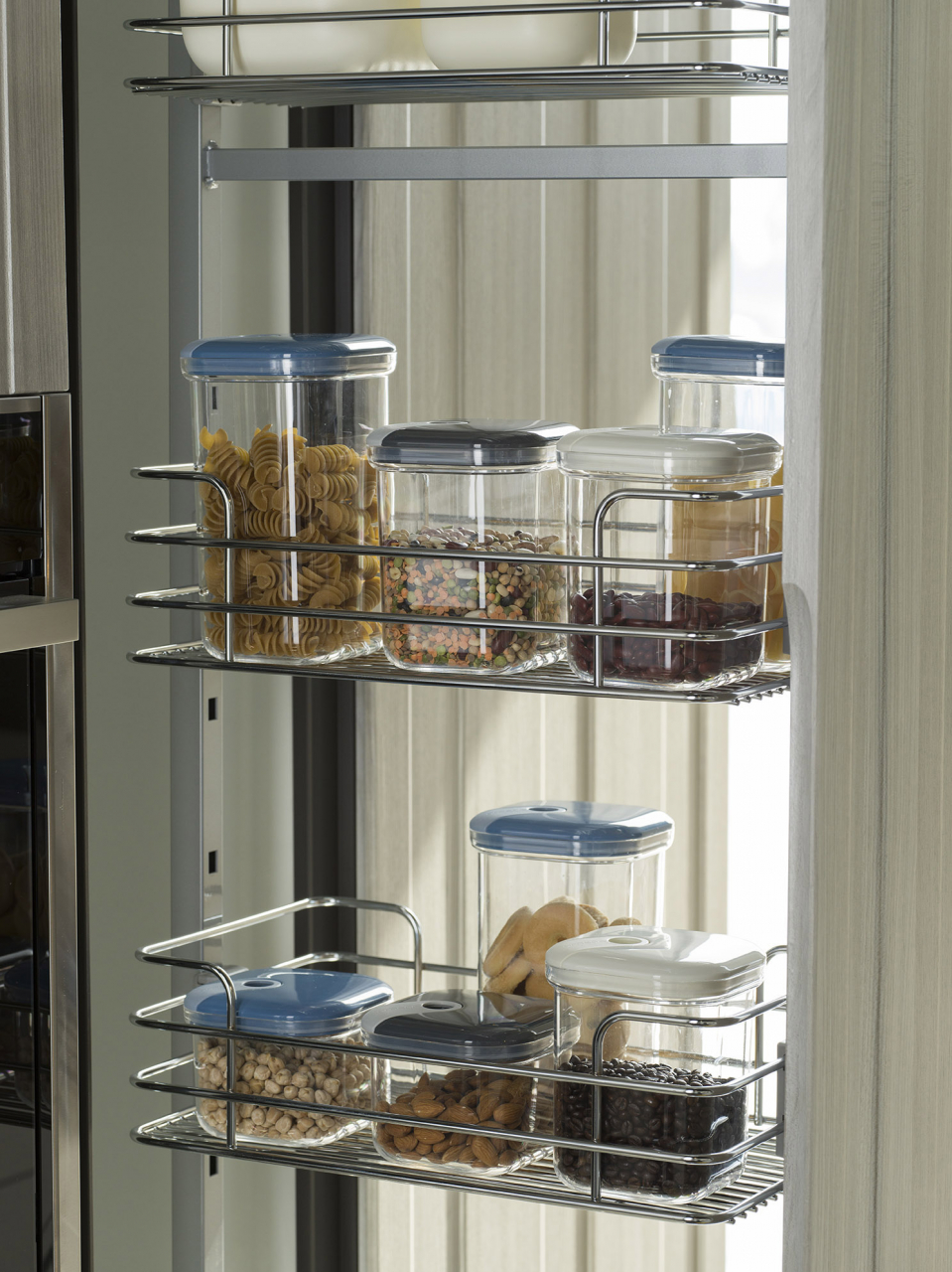 Set 3 cutii inalte patrate 11,7x11x9,5 cm -11,7x11,7x14,6 cm -1,7x11,7x19,8 cm (05 L-1L- 1,5 L) - PULL BOX [5]