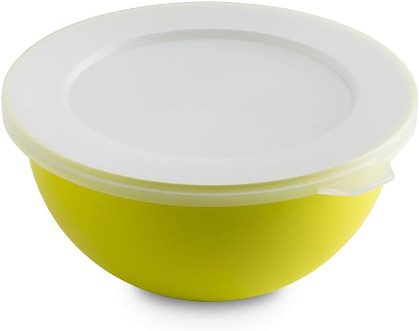 Set 4 boluri cu capac d.13 cm - culori asortate (portocaliu-fucsia-galben-verde) - SanaLiving [8]