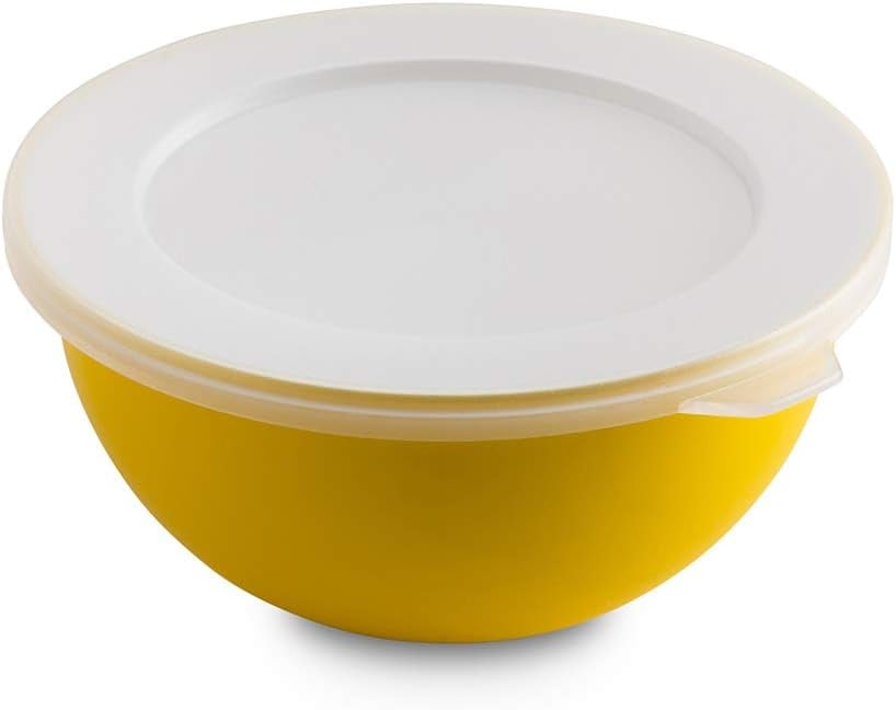 Set 4 boluri cu capac d.13 cm - culori asortate (portocaliu-fucsia-galben-verde) - SanaLiving [10]