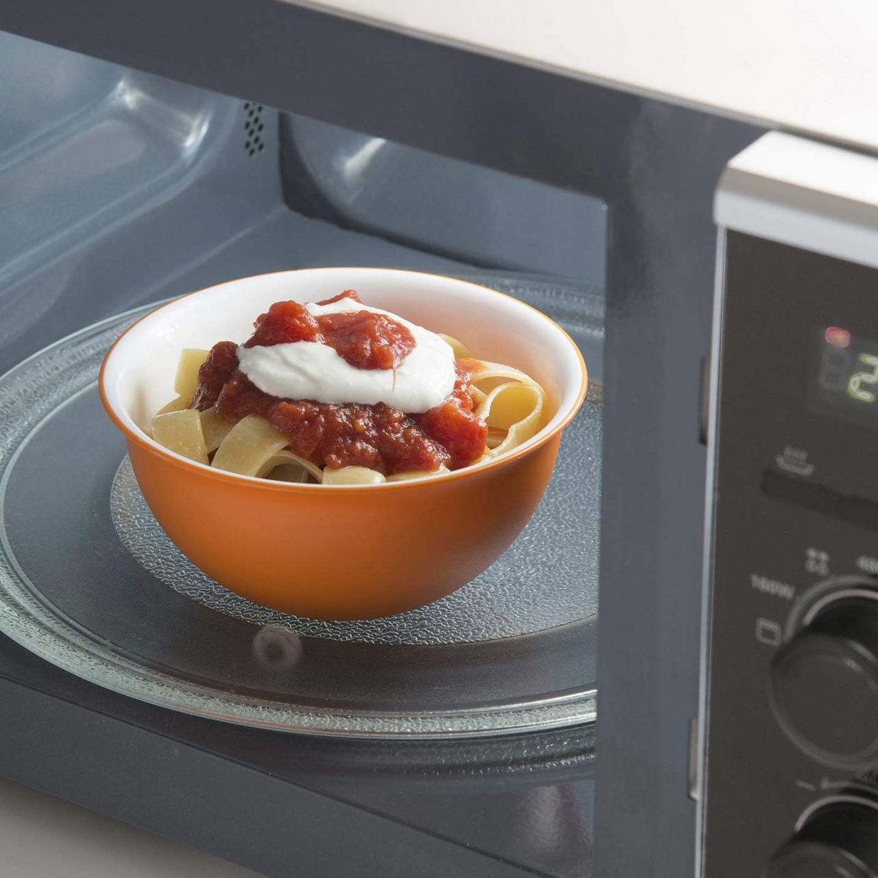 Set 4 boluri cu capac d.13 cm - culori asortate (portocaliu-fucsia-galben-verde) - SanaLiving [21]