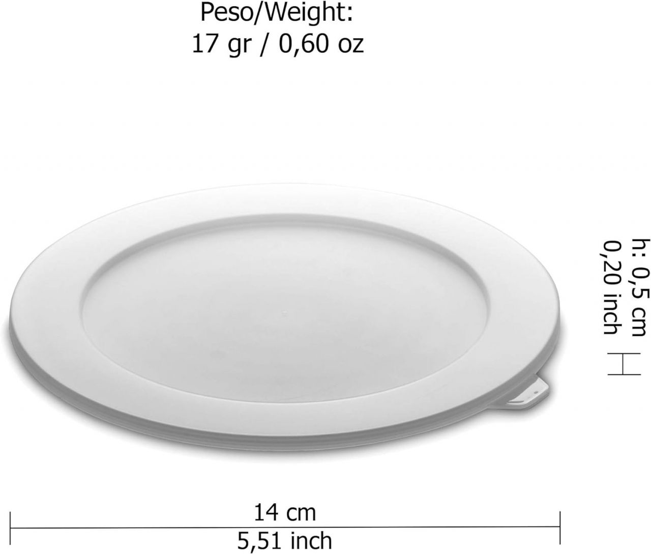 Set 4 boluri cu capac d.13 cm - culori asortate (portocaliu-fucsia-galben-verde) - SanaLiving [13]