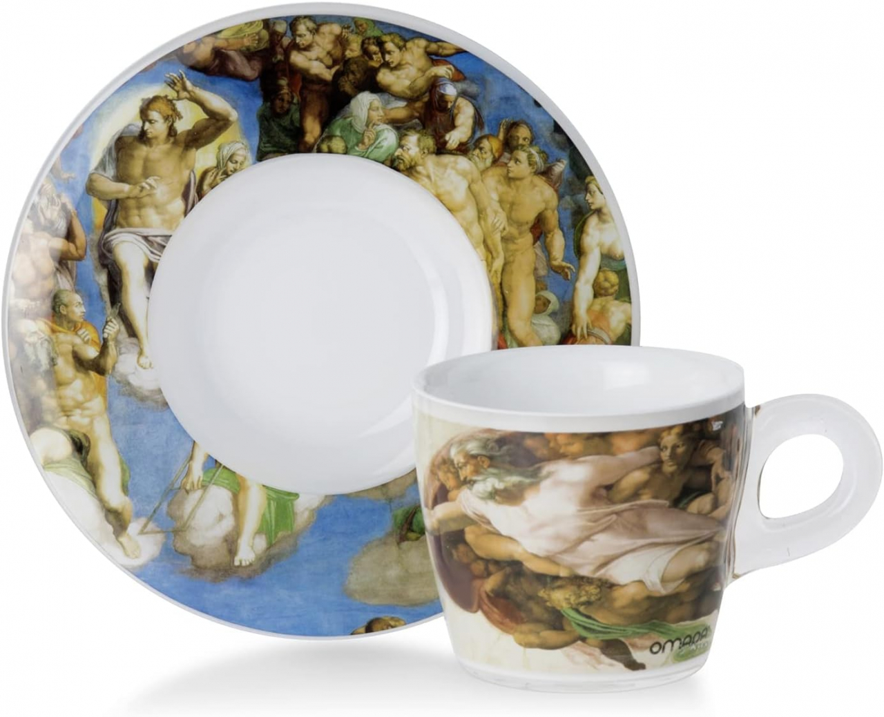 Set 4 cesti cafea cu farfurioare  - PLEXART [2]