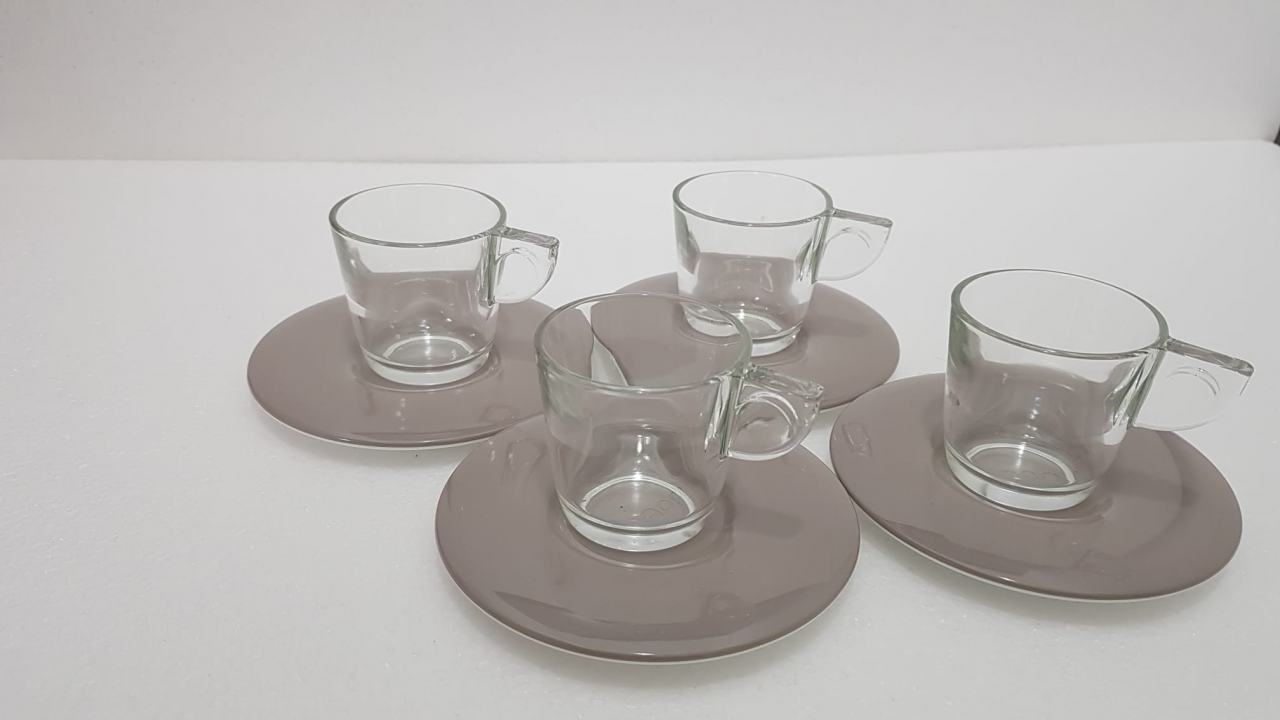 Set 4 cesti de cafea 12x12xH6,5 cm  10cl fiecare - Eat Pop [2]