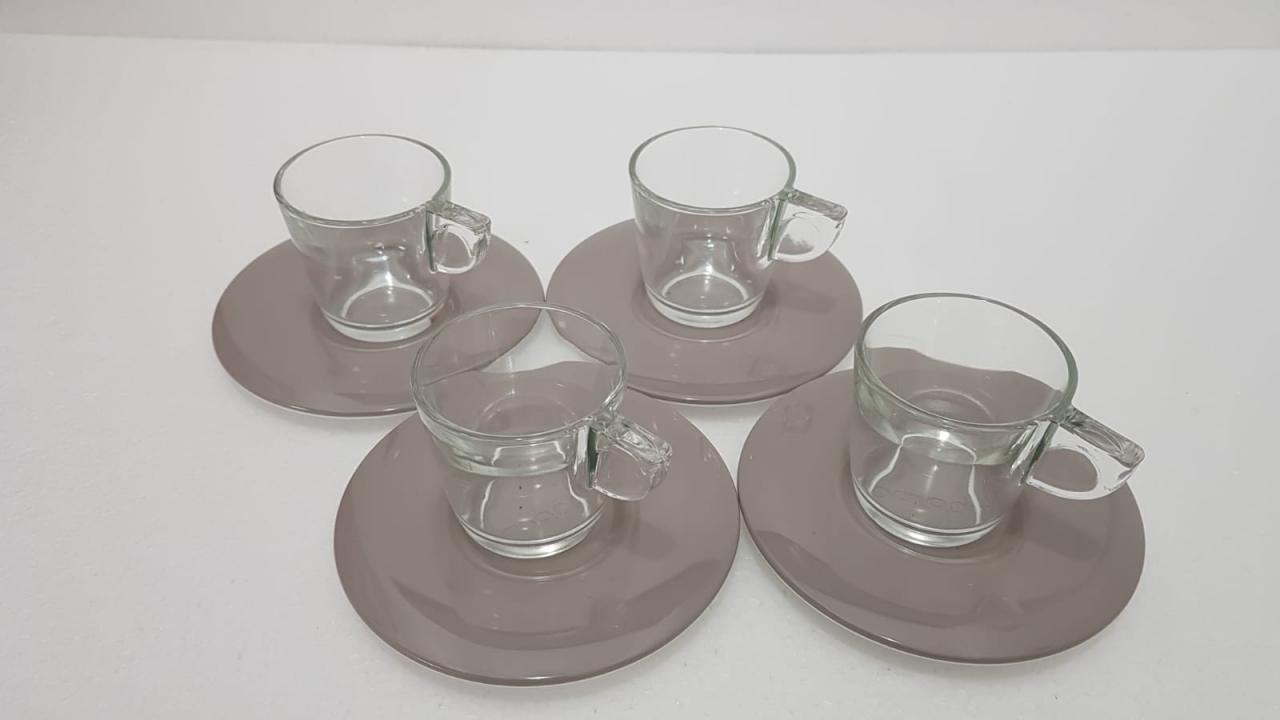 Set 4 cesti de cafea 12x12xH6,5 cm  10cl fiecare - Eat Pop [4]