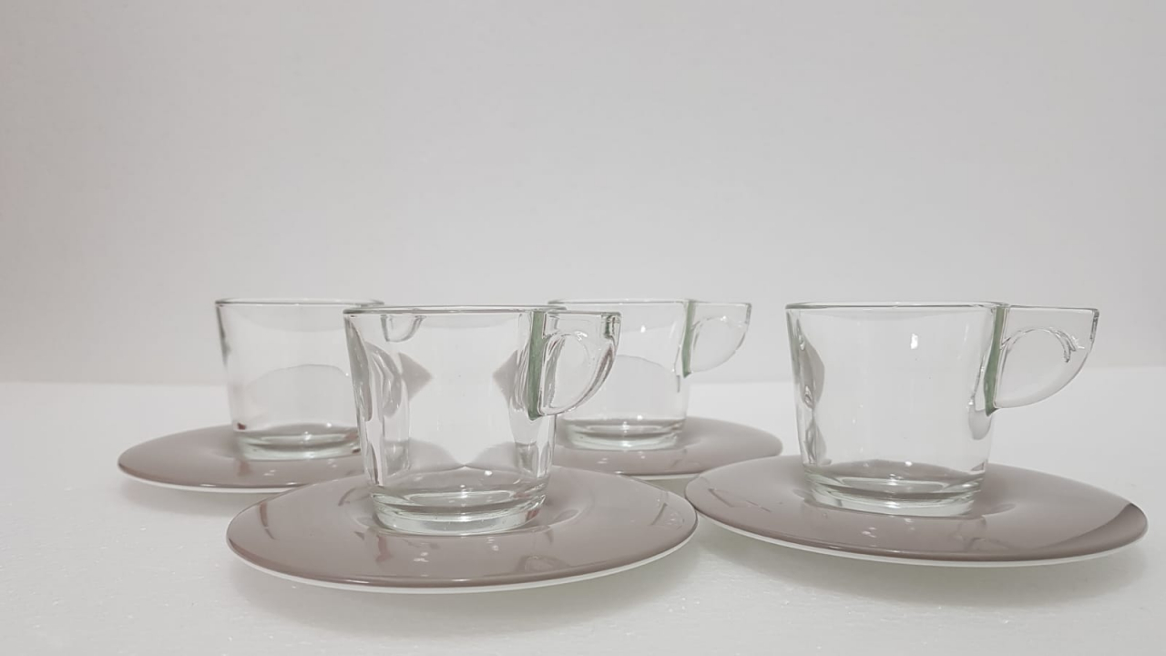 Set 4 cesti de cafea 12x12xH6,5 cm  10cl fiecare - Eat Pop [3]