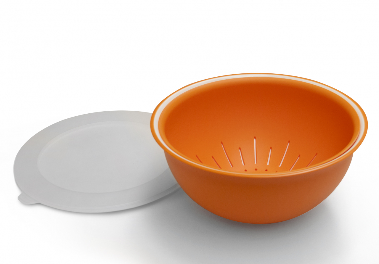 Set Bol de salată+strecurătoare+capac d.26 cm/3,5L - SanaLiving [1]