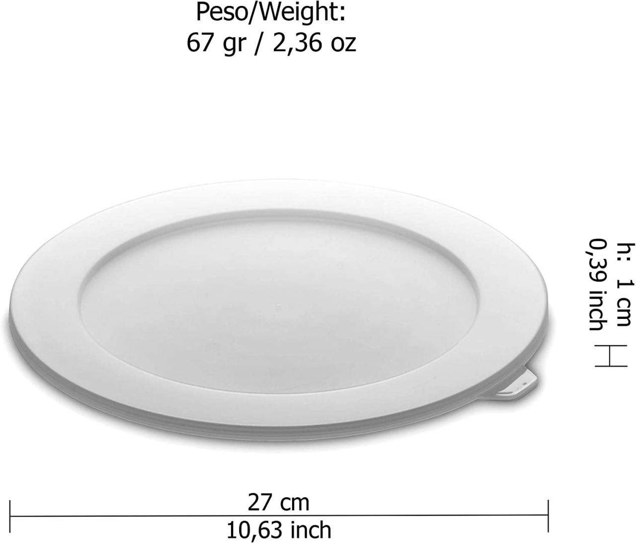 Set Bol de salată+strecurătoare+capac d.26 cm/3,5L - SanaLiving [6]