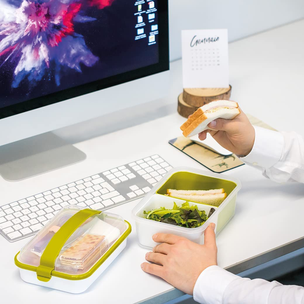 Set cutie de prânz MAN cu toartă şi tacâmuri 26x17,5x15,5 cm (1L+2L) - SanaLiving [10]