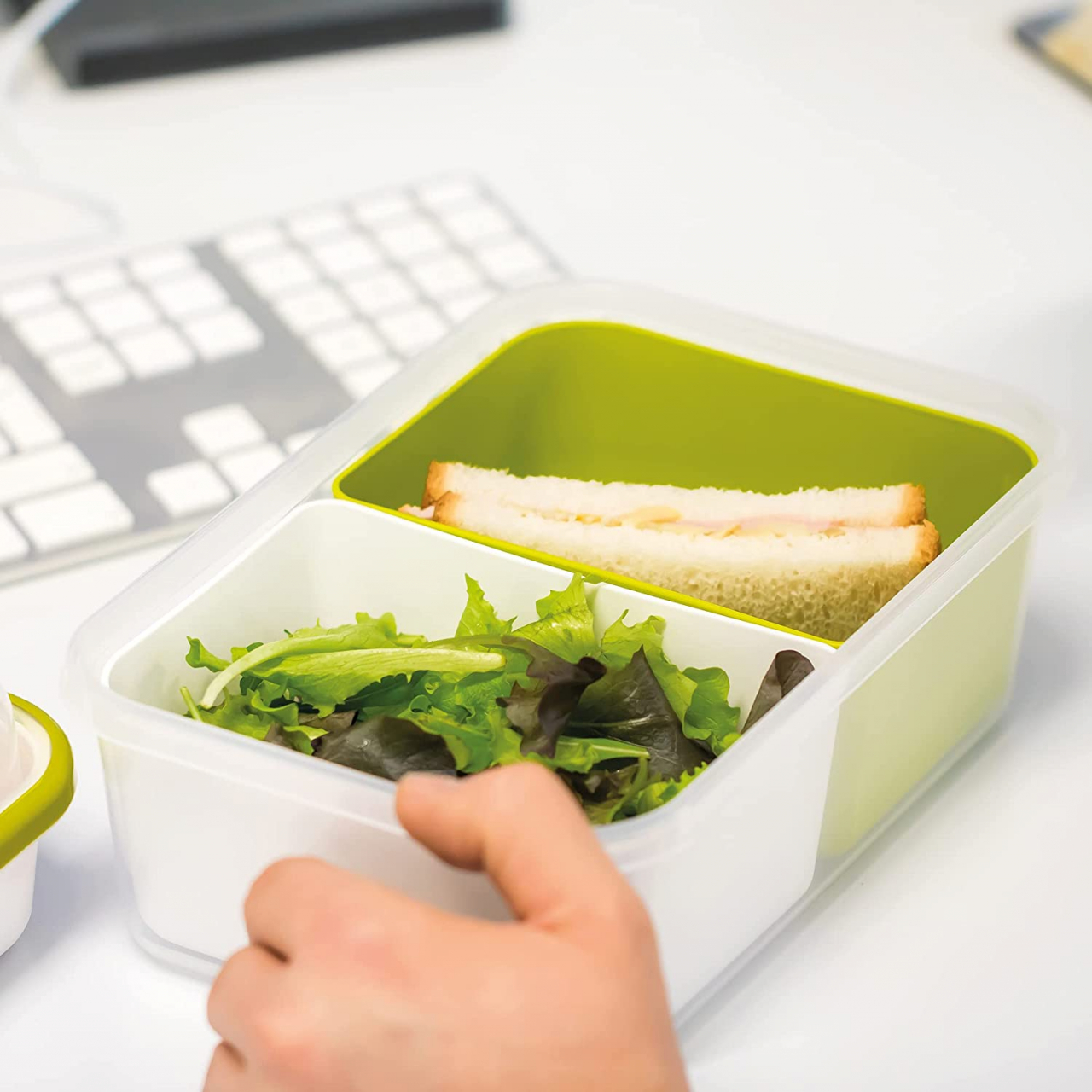 Set cutie de prânz MAN cu toartă şi tacâmuri 26x17,5x15,5 cm (1L+2L) - SanaLiving [9]