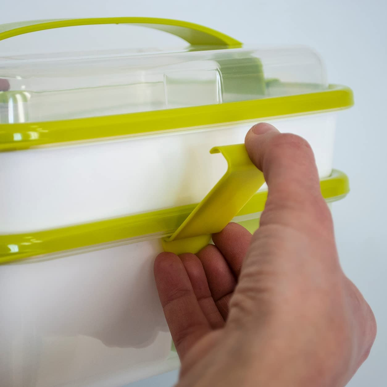 Set cutie de prânz MAN cu toartă şi tacâmuri 26x17,5x15,5 cm (1L+2L) - SanaLiving [5]