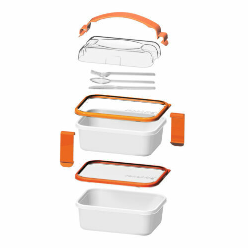 Set cutie de prânz YOUNG cu toartă şi tacâmuri 20x14,5x15,5 cm (1L+1L) - SanaLiving [5]