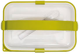 Set cutie de prânz YOUNG cu toartă şi tacâmuri 20x14,5x15,5 cm (1L+1L) - SanaLiving [2]