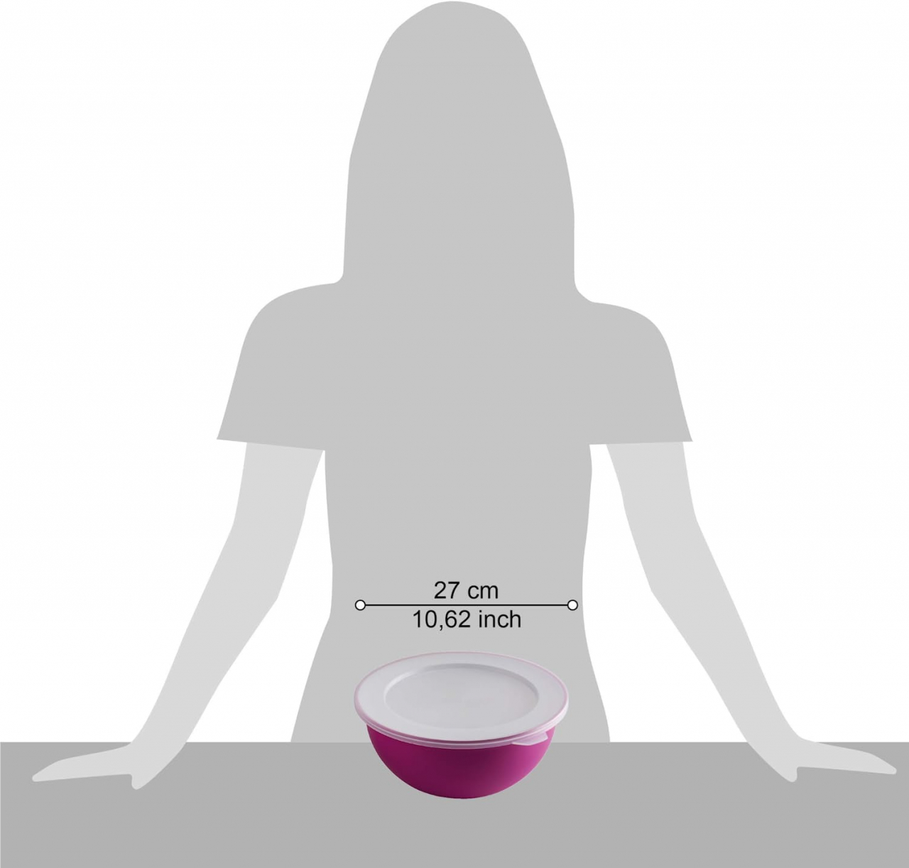 Set de 3 Boluri cu capac 3,5L+1,7L+0,5L - SanaLiving [5]