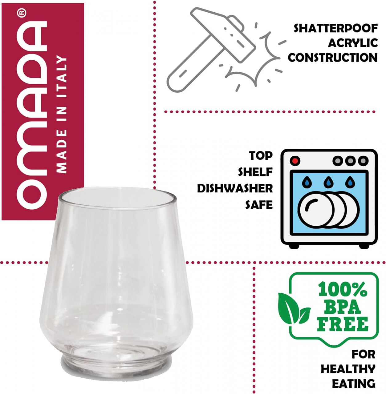 Set de 4 pahare  0.35 L - PANGEA [6]