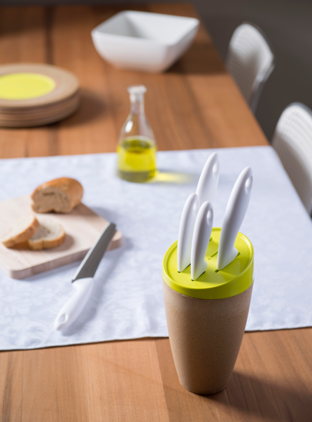 Set suport cu 5 cutite ø12,5xh 34,5 cm - EcoLiving [3]