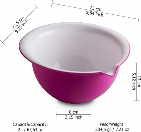 Bol Mediu cu scurgator 2L - SanaLiving [2]
