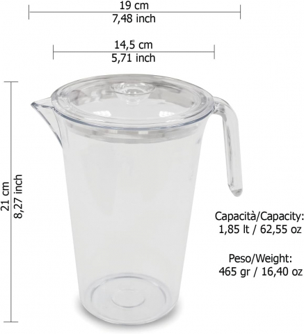 Carafa cu capac 1.8 L- DIAMOND [3]