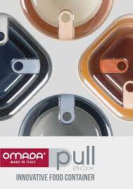 Cutie alim pătrata medie 16x16x8,7 cm/1 L - PULL BOX [17]