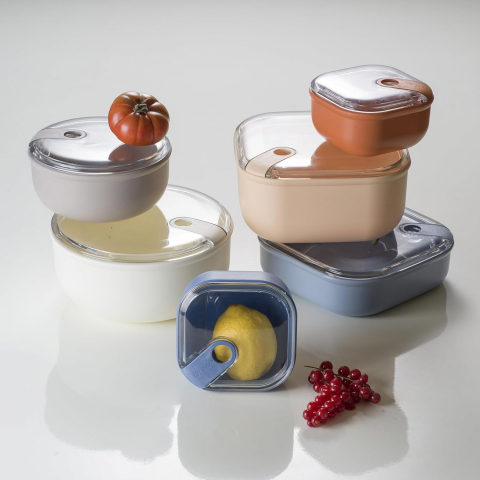 Cutie alimentara patrata 19,5x19,5x6,7 cm  (1 L) - PULL BOX [3]