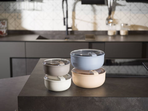 Cutie alimentara rotunda mare 20,5x20,5x10 cm (1,8 L) - PULL BOX [16]