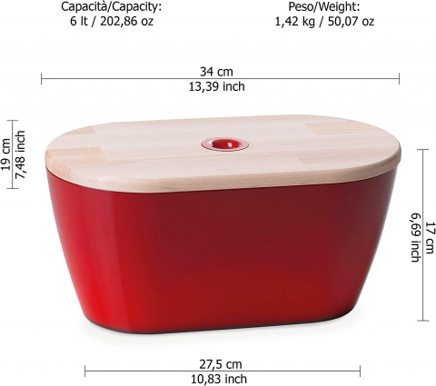 Cutie de paine 34x19x17 cm - Woody [3]