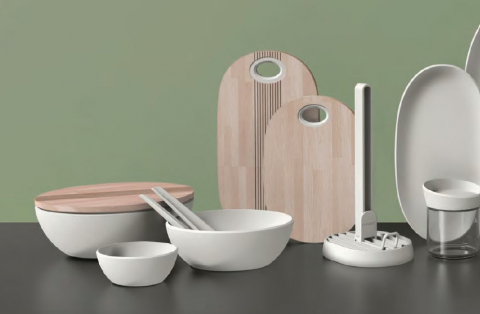 Cutie de pâine cu capac/tocător din lemn 25x29x10,5 cm - PANGEA [3]