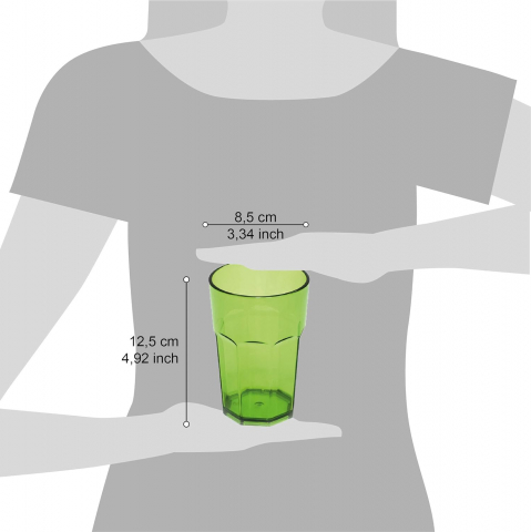 Pahar octogonal 0.40 L - WLK [2]