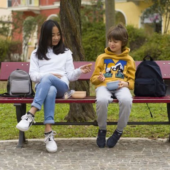 PULL BOX Cutie alim patrata mica 12x12x7,2 cm 0,425 L - PULL BOX [10]