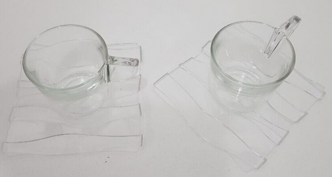 Set 2 cesti de cafea - transparent  - Oyster [6]