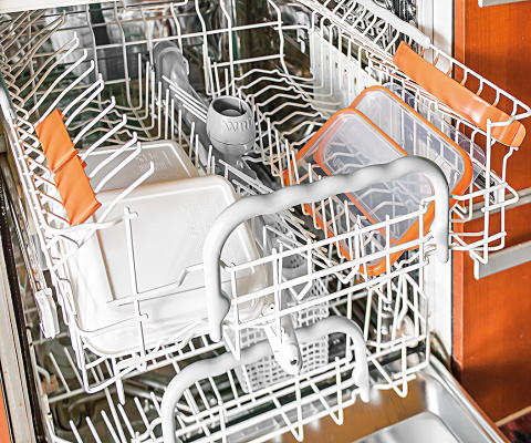 Set 3 cutii de conservare alimente 19x14x13,5 cm - culori asortate (fuchsia-lime-violet)  - SanaLiving [12]