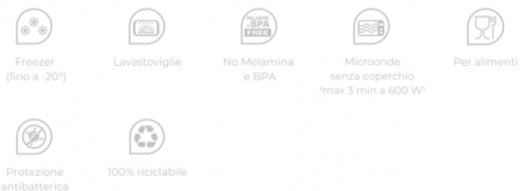 Set 3 cutii de conservare alimente15x11x5 cm - culori asortate (fuchsia-lime-violet)  - SanaLiving [3]