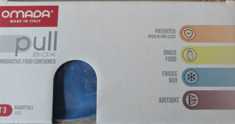 Set 3 cutii inalte patrate 11,7x11x9,5 cm -11,7x11,7x14,6 cm -1,7x11,7x19,8 cm (05 L-1L- 1,5 L) - PULL BOX [8]