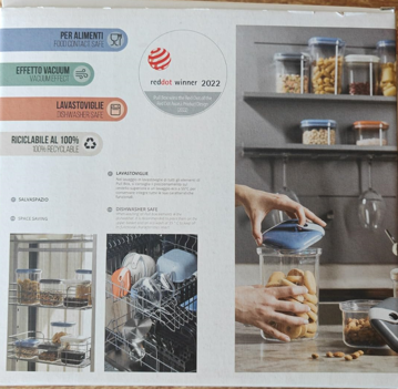 Set 3 cutii inalte patrate 11,7x11x9,5 cm -11,7x11,7x14,6 cm -1,7x11,7x19,8 cm (05 L-1L- 1,5 L) - PULL BOX [5]