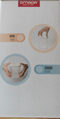 Set 3 cutii inalte patrate 11,7x11x9,5 cm -11,7x11,7x14,6 cm -1,7x11,7x19,8 cm (05 L-1L- 1,5 L) - PULL BOX [6]