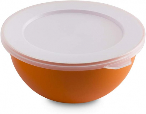 Set 4 boluri cu capac d.13 cm - culori asortate (portocaliu-fucsia-galben-verde) - SanaLiving [10]