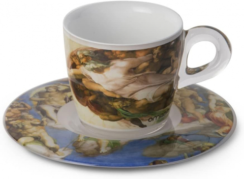 Set 4 cesti cafea cu farfurioare  - PLEXART [2]