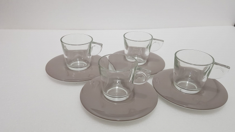 Set 4 cesti de cafea 12x12xH6,5 cm  10cl fiecare - Eat Pop [1]