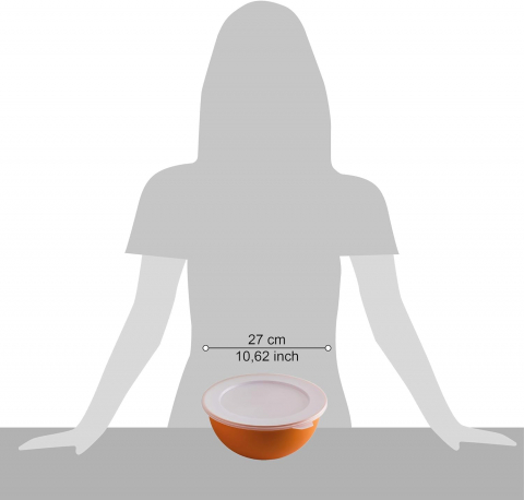 Set Bol de salată+strecurătoare+capac d.26 cm/3,5L - SanaLiving [8]