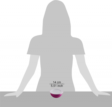 Set de 3 Boluri cu capac 3,5L+1,7L+0,5L - SanaLiving [6]