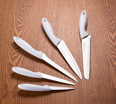 Set suport cu 5 cutite ø12,5xh 34,5 cm - EcoLiving [1]