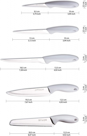 Suport cu cutite si placa de lemn 23,5x14xh35,5 cm Trendy [3]