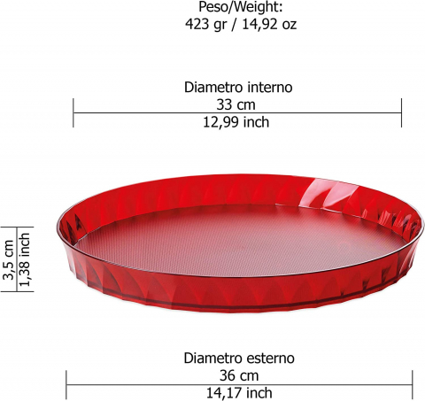 Tavă/Platou d.36 cm - DIAMOND [2]