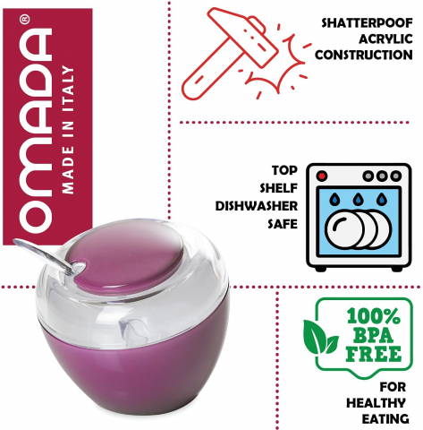 Zaharnita cu lingurita  d9,5x9,5 cm  30cl - Eat Pop [3]