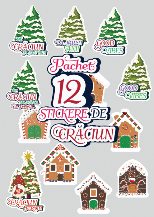 Set de 36 de stickere de Crăciun [2]