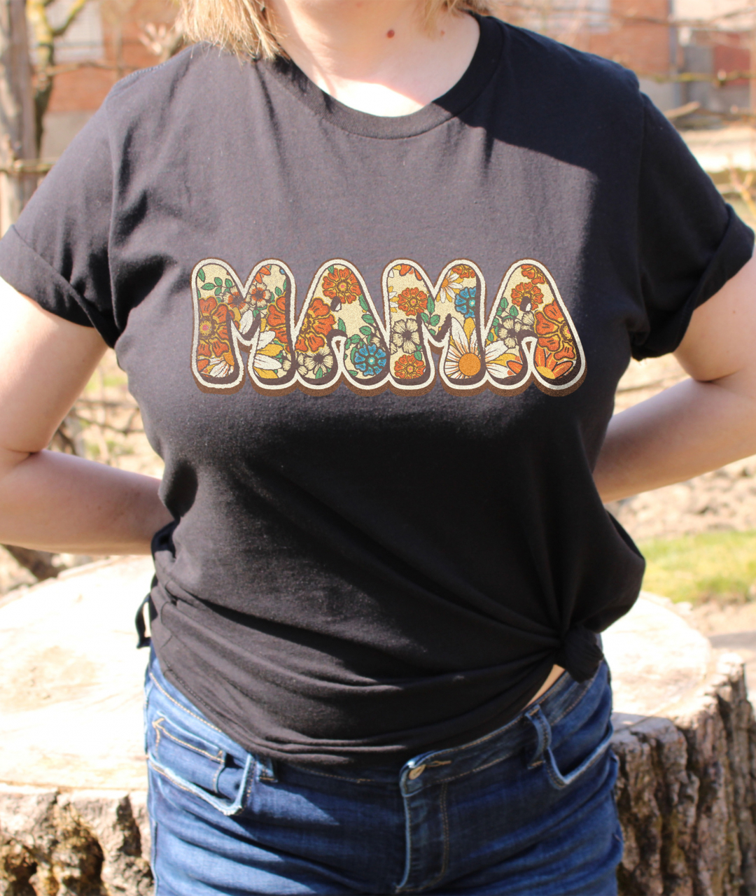Tricou floral MAMA [1]