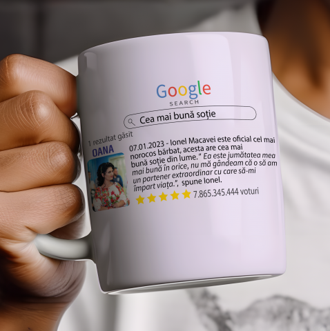 Cană personalizată - Cană cadou amuzantă pentru soție sau soț