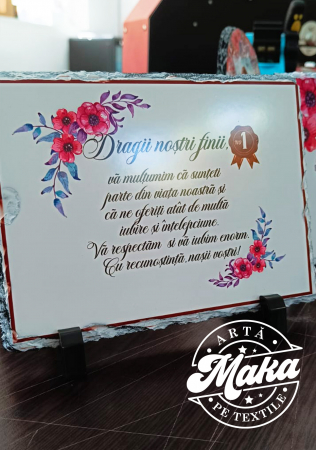 piatră din ardezie personalizată [1]