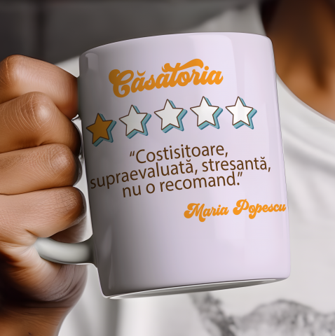 Valentines Day - Set de două căni pentru soț și soție Valentines Day