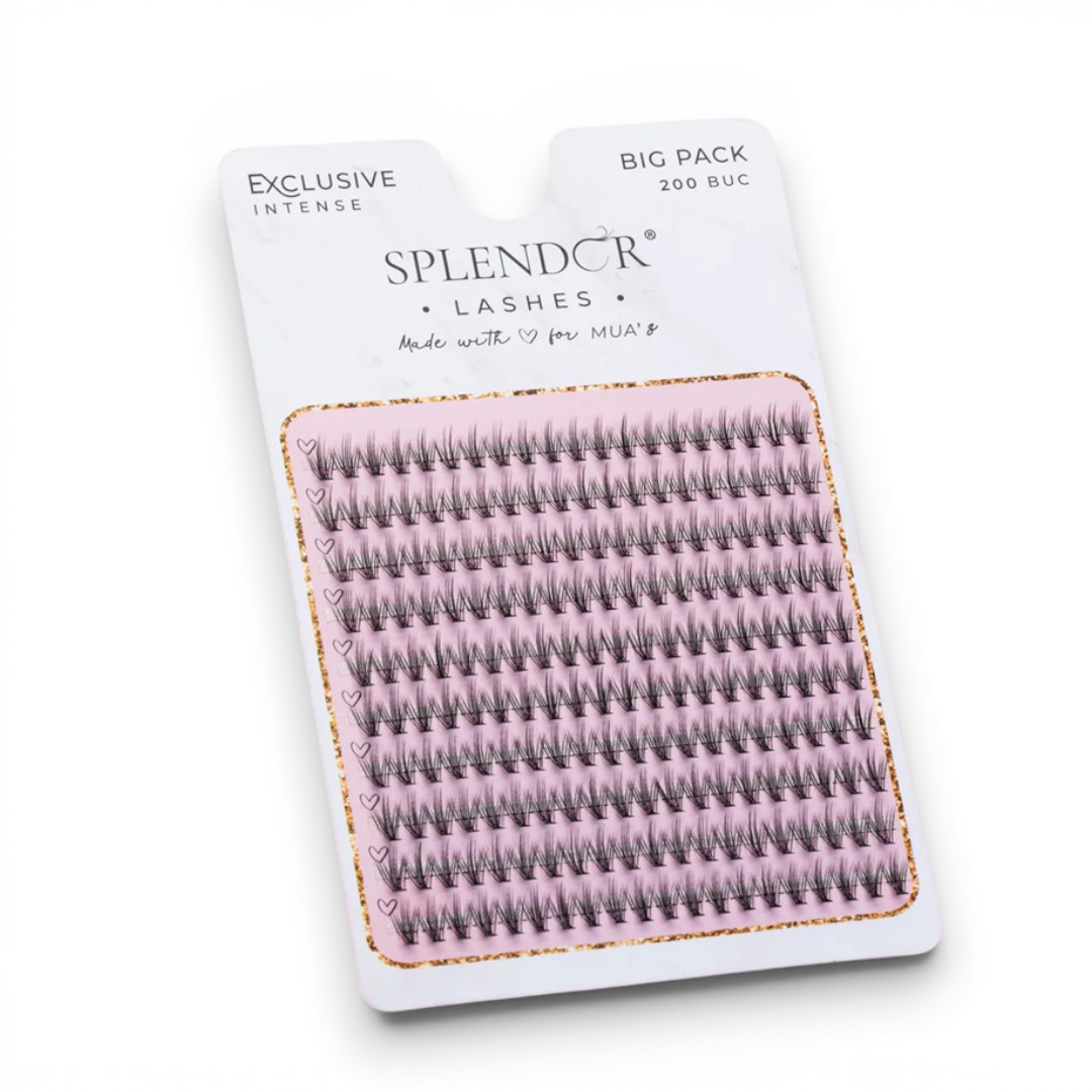 Gene False Smocuri SPLENDOR Exclusive Intense, Big Pack, Matase, curbura C 200 buc